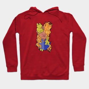 crystal flame girl Hoodie